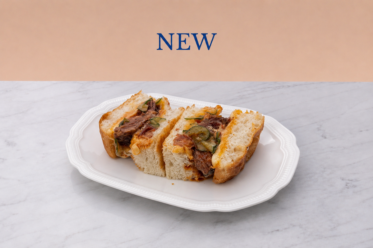Ciabatta sandwich with Braised Beef