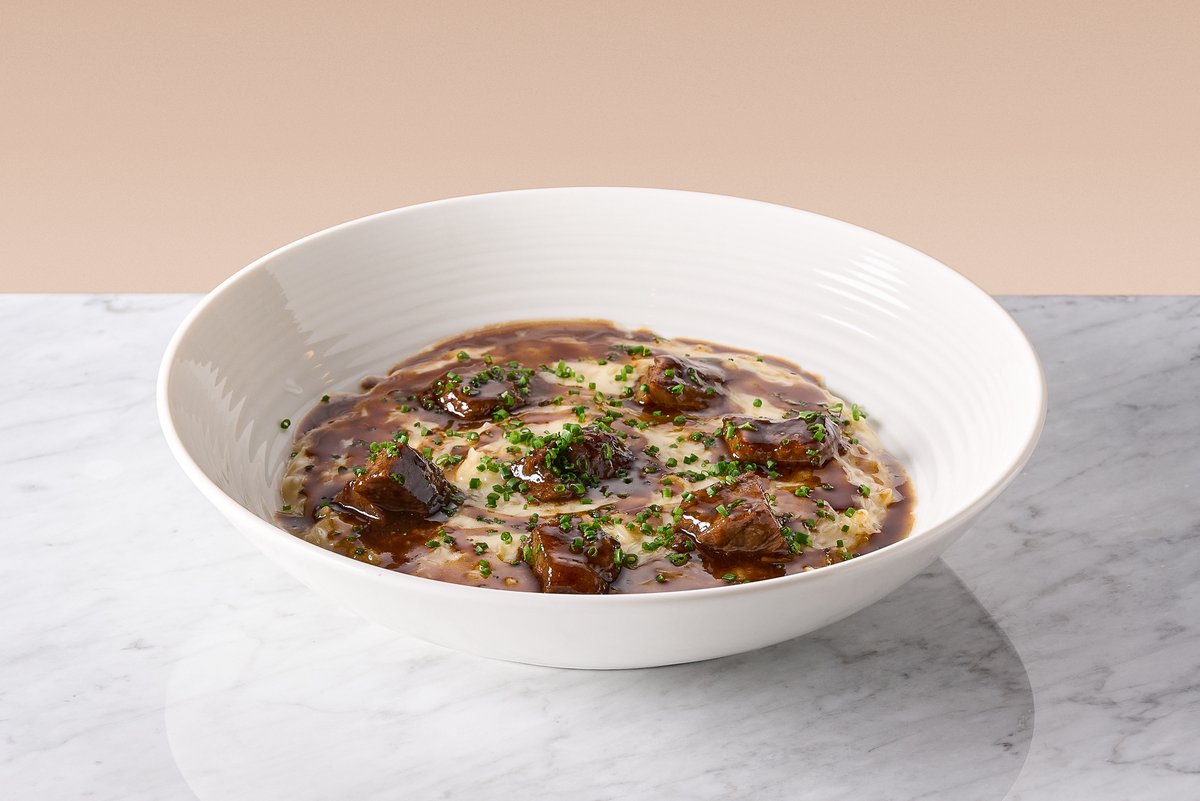 Orzo with beef cheeks