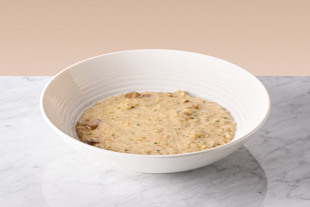 Orzo with porcini