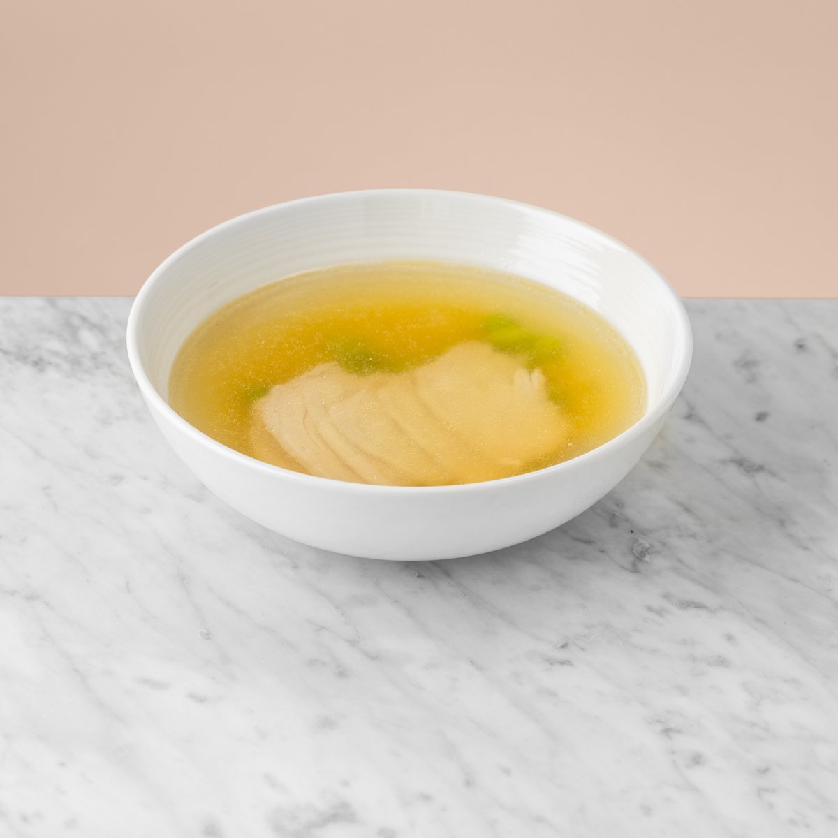 Chicken soup with orzo