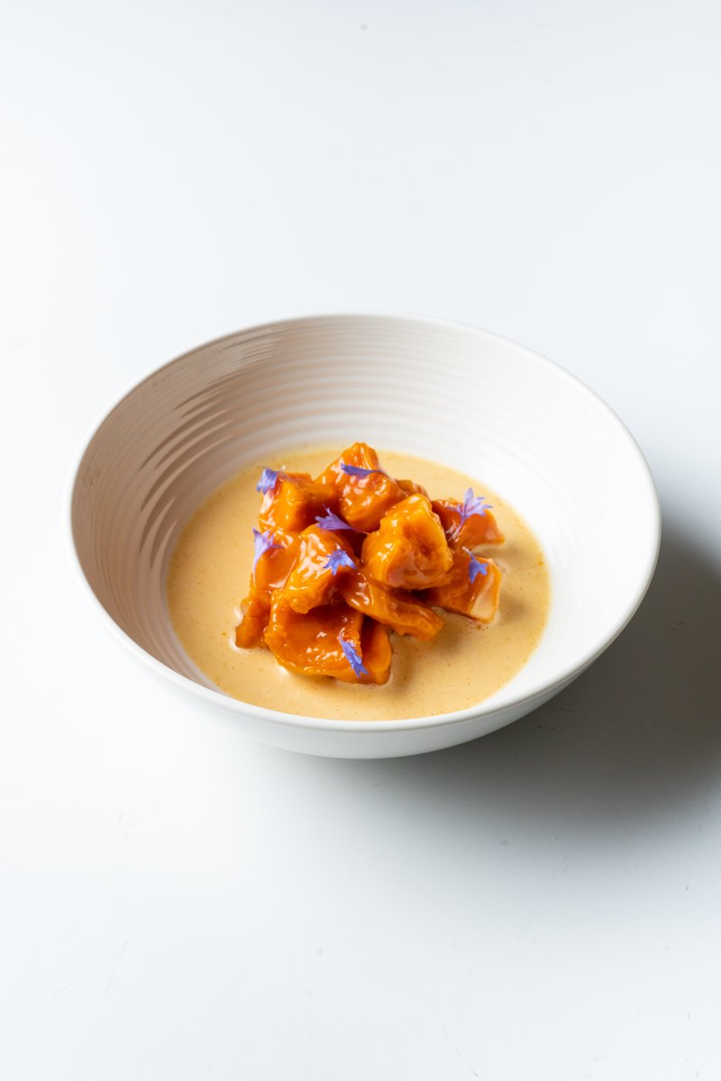 Печеная тыква с юдзу и ромашкой