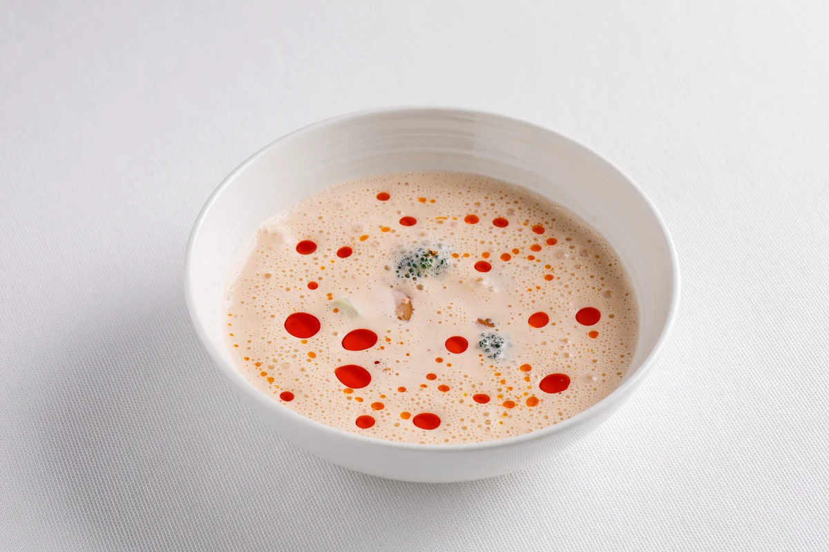 Сливочный биск с крабом