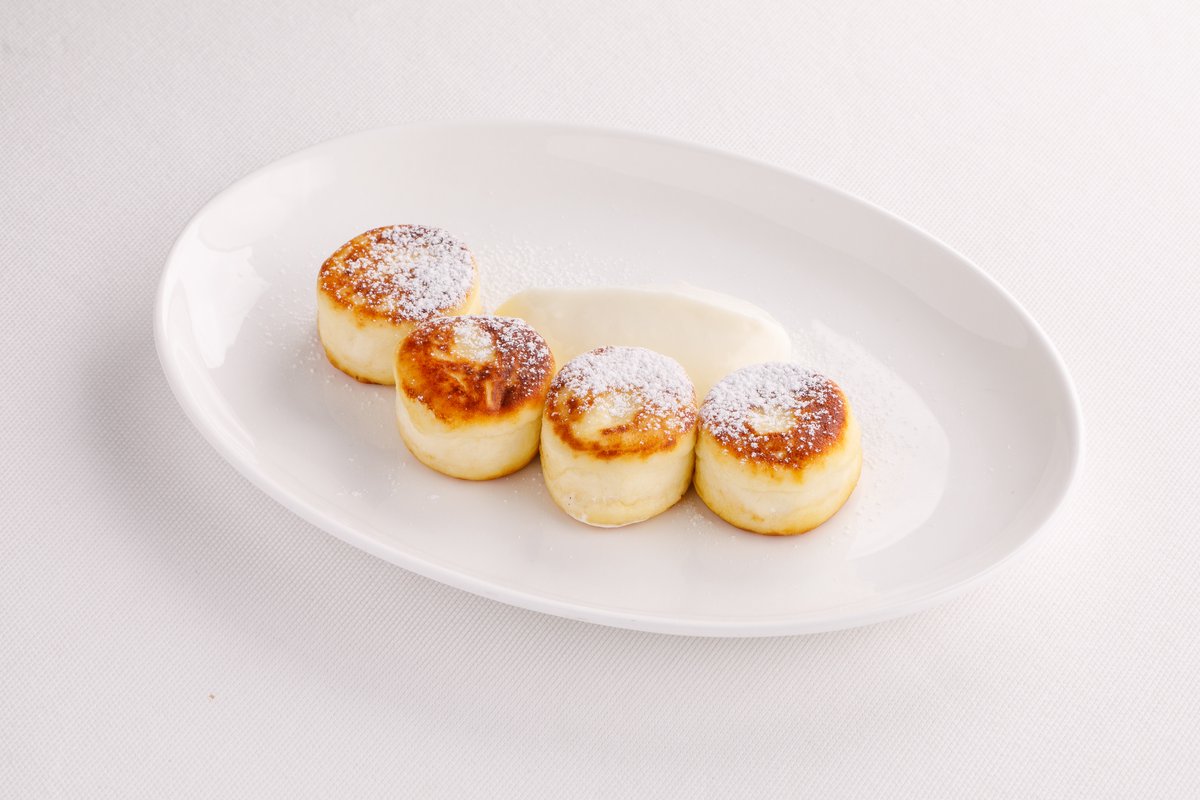 Сырники с йогуртовым кремом