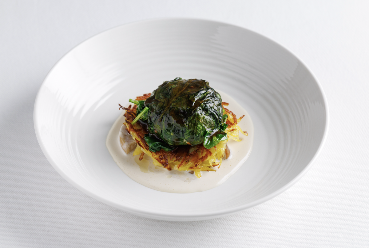 Голубец из цыпленка с лесными грибами