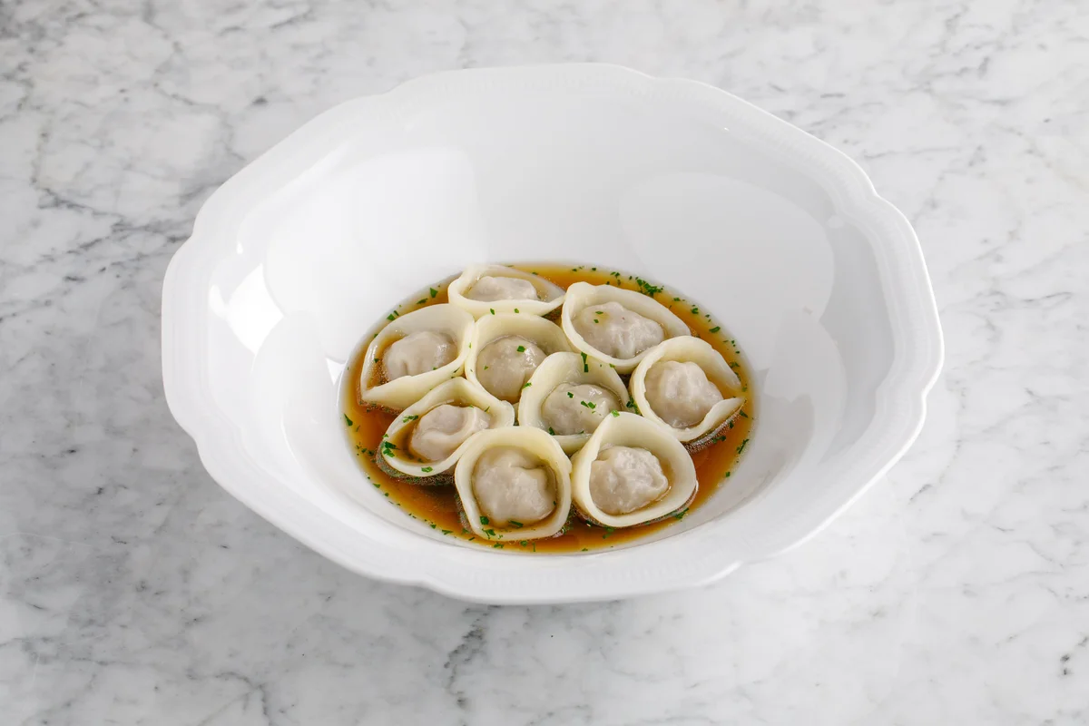 Пельмени с говядиной и свининой