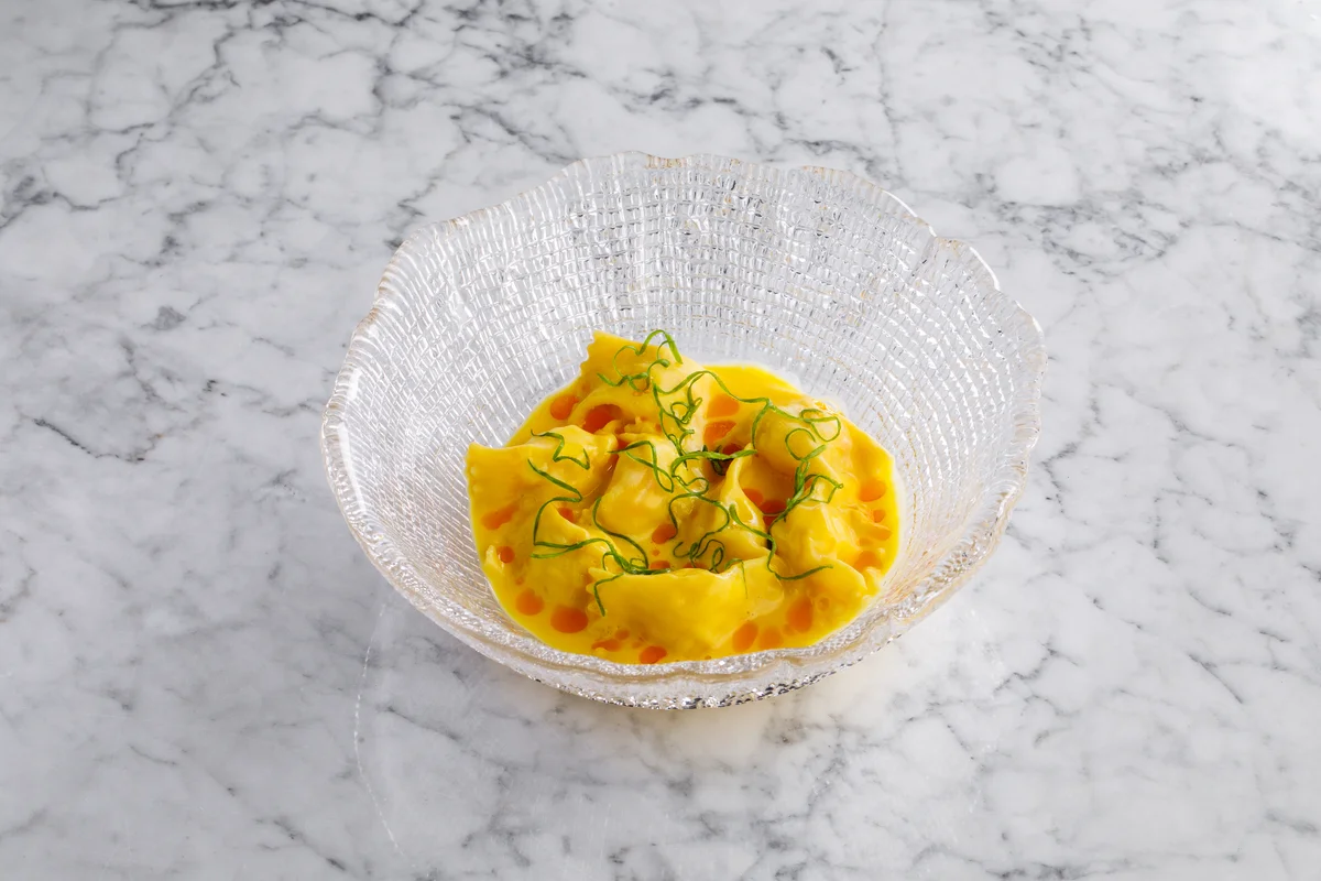 Пельмени с камчатским крабом